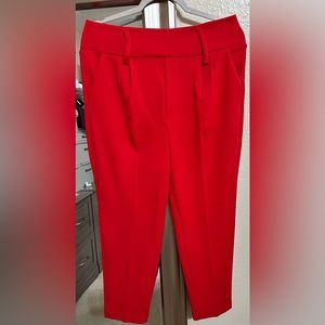 Red dress pants xl